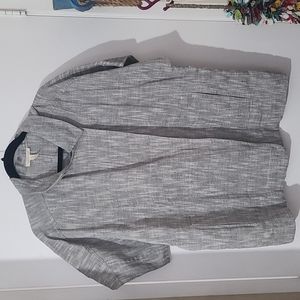 Eileen Fisher cotton/linen short sleeve jacket. NwoT